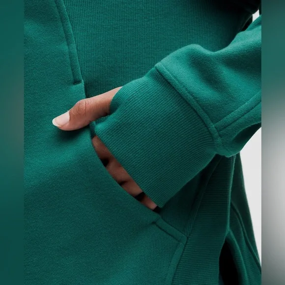 NWT Lululemon Scuba Oversized Side-Slit Hoodie – Teal Lagoon – Size XL/XXL - Picture 5 of 12